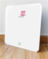 Talking Digital Scale  White  440lb  Lb/Kg