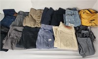 30x30 14 pairs pants, Levi's, Nike Pro, Diesel,