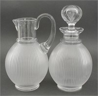 Lalique "Langeais" Frosted Crystal Vessels, 2
