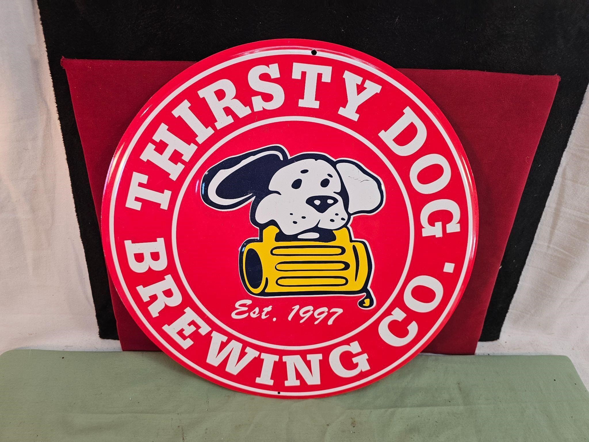 THIRSTY DOG BREWING - METAL SIGN