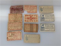 1889-1916 The Rutherton Piedmont Tobacco Coupons