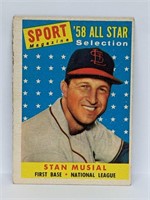 1959 Topps #476 Stan Musial All Star