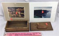 Wooden Duck Box, Lighthouse Art, Ireland Photo