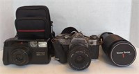 Pentax 10Z 900 Camera w/ Case & Vivitar Series 1