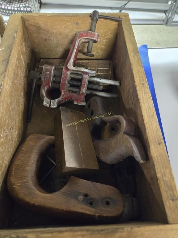 Two box lots vintage woodworking tools