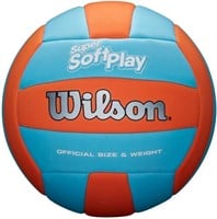 Wilson Super Soft Play Volleyball - Orange/Blue