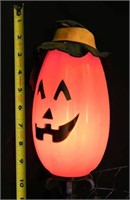 Halloween Garden Post Lighted Tested working