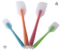 HiramWare Silicone Spatula Set of 4 - Heat