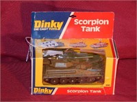 Dinky die cast Scorpion tank