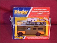 dinky die cast land rover bomb disposal unit