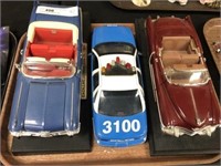 (3) Diecast Collector Cars