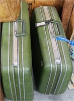 Samsonite Hard Shell Suitcases, Green Qty 2