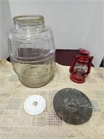 Pickle Jar, Hilco Lantern, Eagle reflector