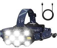 (new) Victoper Headlamp Rechargeable, 22000