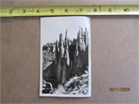 Postcard Picture Pinnacles Crater Lake 1940s