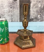 Heavy brass candle stick