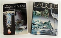Two Lalique Glass Books