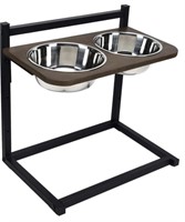 ABOXOO ELEVATED DOG BOWLS 5/9/13.5IN BOWL HEIGHT