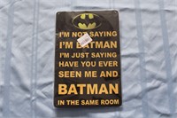 Retro Tin Sign "Batman"