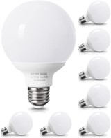 NEW $33 8PK LED Globe Light Bulbs Warm White
