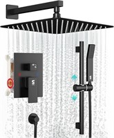 (N) SR SUN RISE 12 Inch Slide Bar Shower Faucet Lu