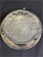 Silver Plated Coaster Set/Stand - Shell Design