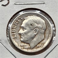 1955-S Roosevelt Dime