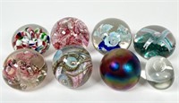 COLLECTION OF ART GLASS WEIGHTS