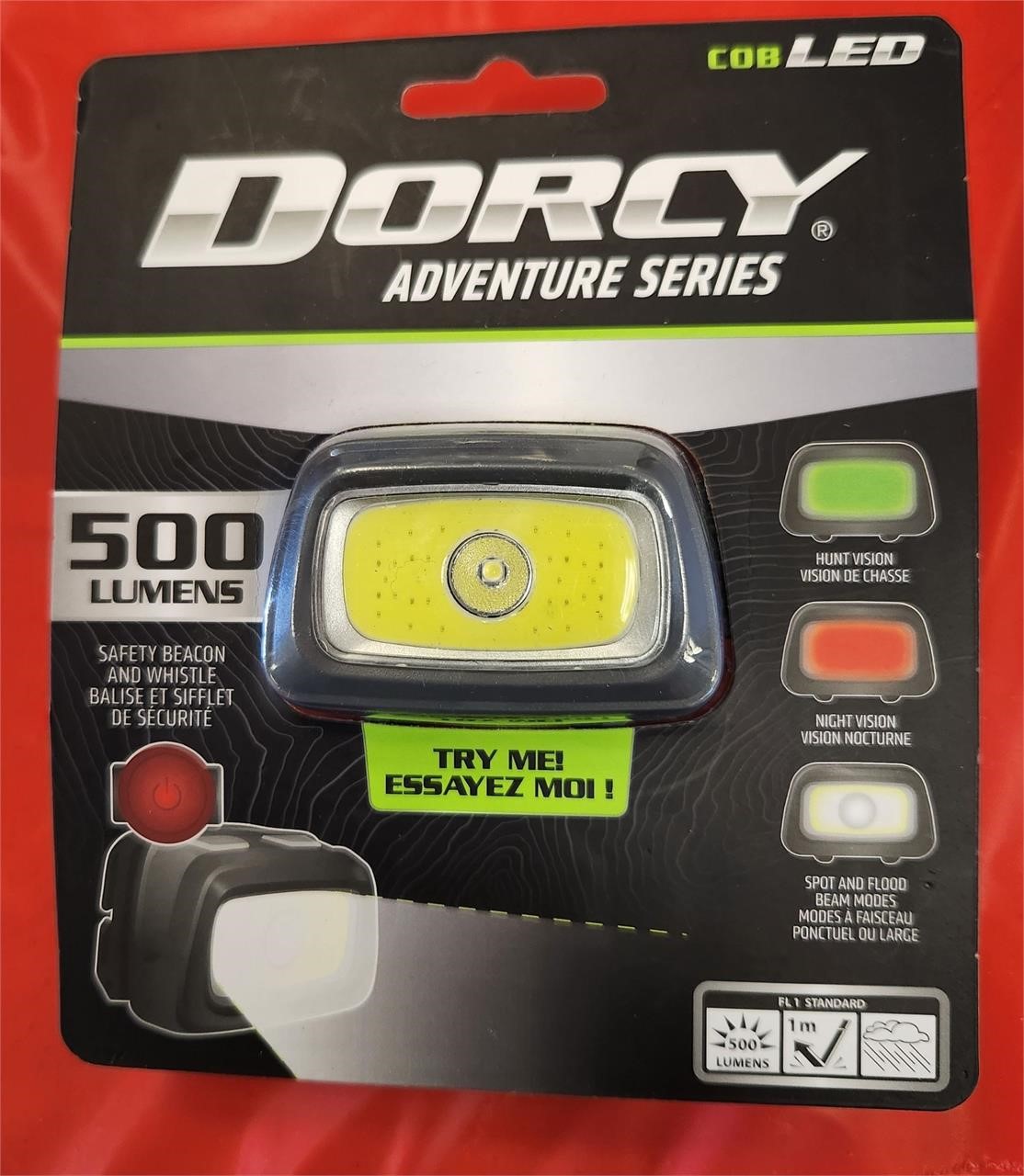 The Dorcy 500 Lumen Adventure headlamp