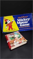 MICKEY MOUSE BOARDGAME + MICKEY MOUSE COOKBOOK
