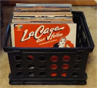 Crate of Vinyl Records incl. Roy Clark, Elton