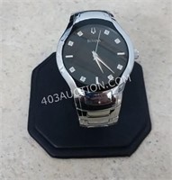 Bulova Men's Watch Stainless Steel Water Resistant
