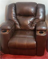 Nice leather electric recliner