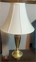Goldstone colored shade lamp