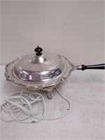 Silver plated electric warmer