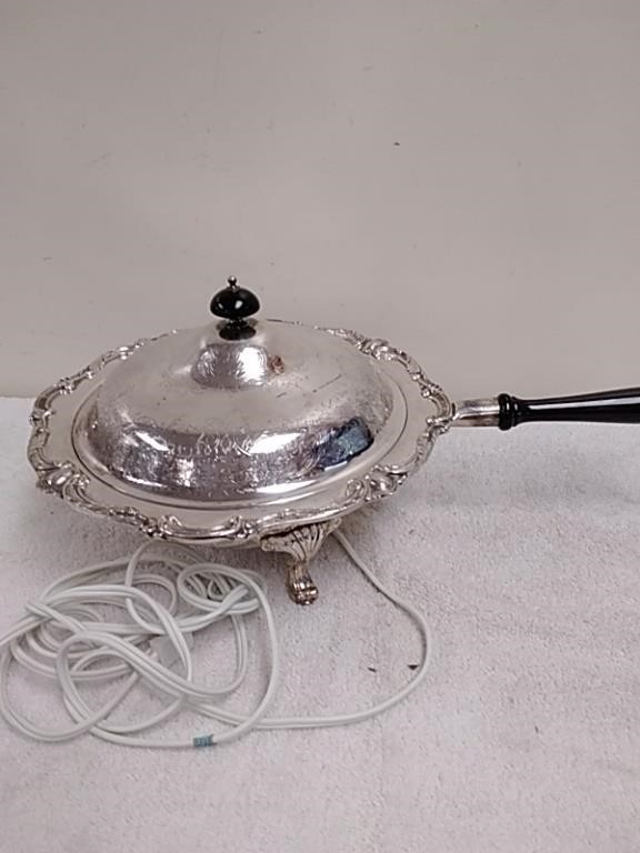 Silver plated electric warmer