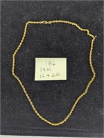 14k Gold 12.4g Necklace