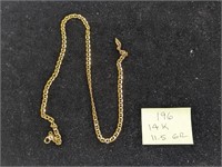 14k Gold 11.5g Necklace
