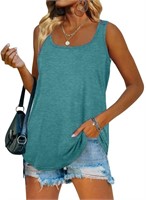 O785  MOSHU Summer Womens Tank Tops U Neck