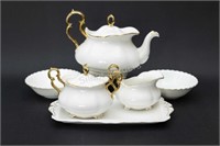 Royal Albert Val D'or Bone Chain Tea Set