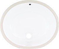 MSI 15 inch x 12 inch Oval Porcelain Ceramic