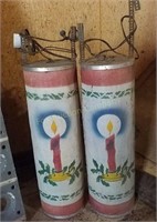 (2) Unique Vintage Non Working Electric Candles