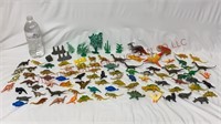 Miniature Plastic Dinosaur Toys & Plants