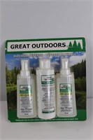 3PACK GREAT OUTDOOR INSECT REPELLENT