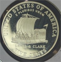 Proof 2004 S. Lewis and Clark nickel