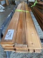 T&G Cedar boards 1X6"-6' to 12' L