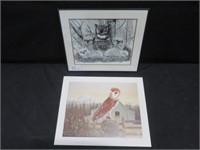2 ASSORTED LIMITED EDITION PRINTS SIGNED