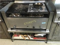 30" Rock Charbroiler w/ Stand - Gas
