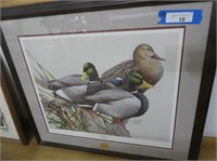 "Mallards" 3159/5000 signed print - Art LaMay -