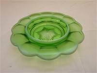 Emerald Green Butter Dish